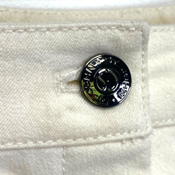 ST JOHN Sport Off White Jeans 5 Pocket Stretch Spring Nautical Preppy Womens 16 - Picture 6 of 11